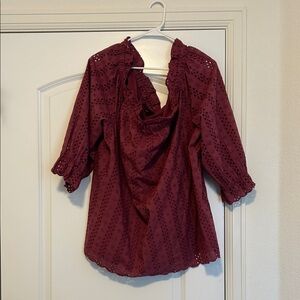 NWT Lane Bryant Women’s Pink/Purple Blouse Size 22/24